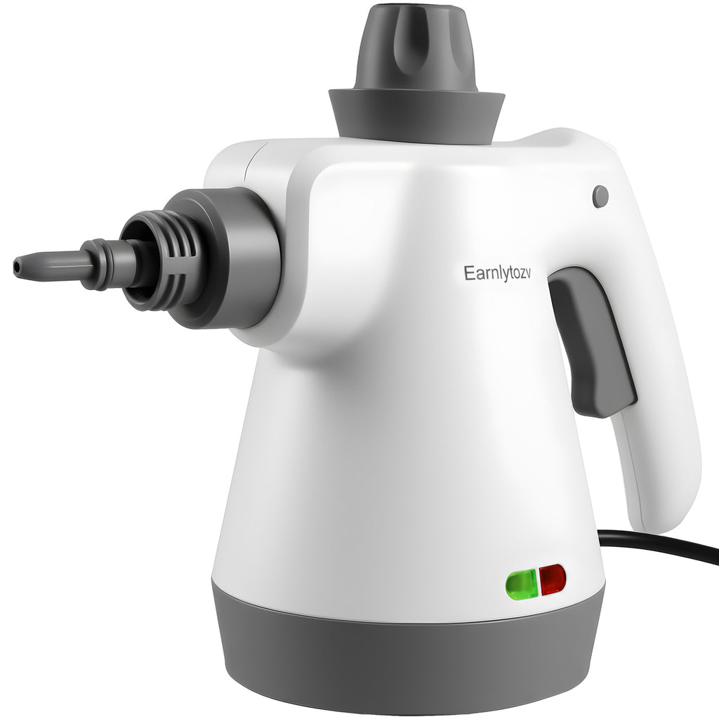 Earnlytozv Multi‑Purpose Steam Cleaner | 230°F Chemical‑Free Steam Kills 99.9% Germs | One Tool for Kitchen, Bath, Glass, Grout, Car & Pet Gear | Extra‑Large Tank for Longer Steam
