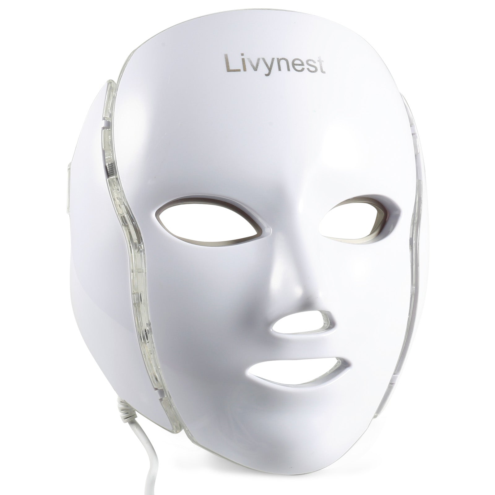 Livynest Red Light Therapy Mask for Face, LED Face Mask Light Therapy for Wrinkles & Acne, Wireless 4 Modes, Anti Aging Device for Smoother, Clearer Skin with 660nm 850nm Infrared
