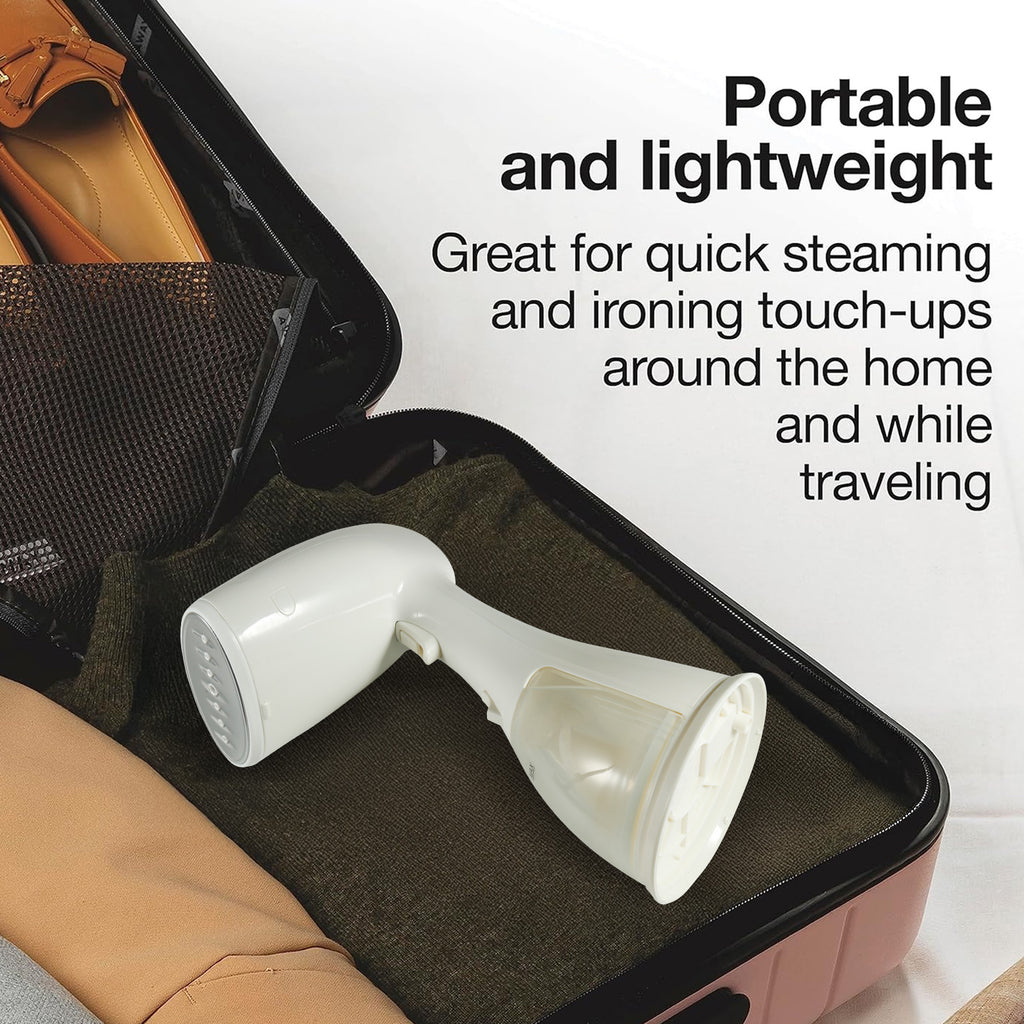 Purellent Travel Steam Iron, 1200W Portable Steam Iron and Iron Combo, Handheld Steam Iron, Heats Up in 10 Seconds, 5-Mode LED Touchscreen, Ideal for Home and Travel